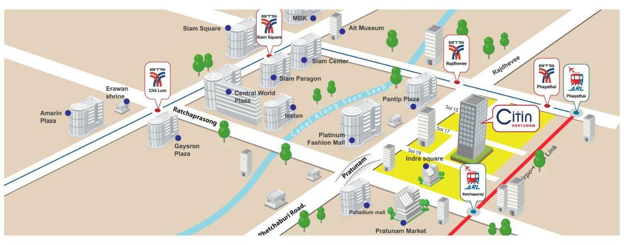 Citin Pratunam Bangkok By Compass Hospitality Zewnętrze zdjęcie